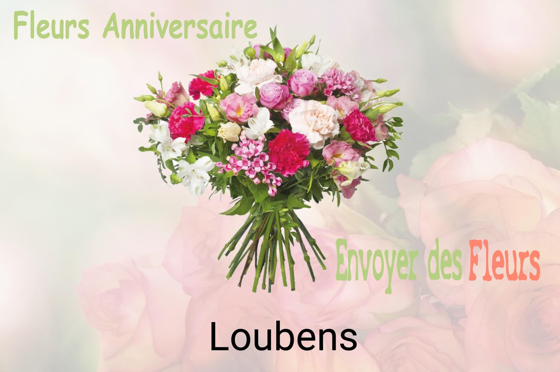 Bouquet de fleurs d’anniversaire livré à Loubens